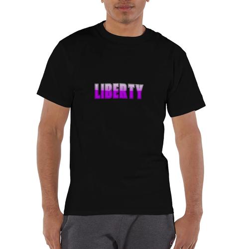 Liberty Typography Graphic Design - Champion Unisex T-Shirt