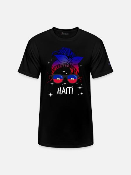 Haiti - Champion Unisex T-Shirt - black