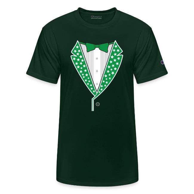 Star Tuxedo in Green PNG