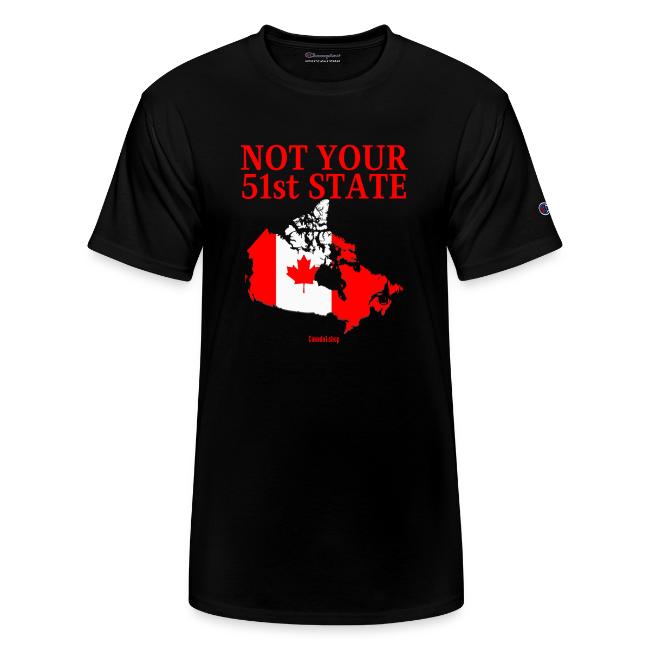 Canada Is Not Your 51st State - Canada Map Flag