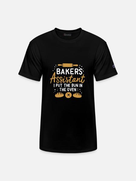 Bakers Assistant - Champion Unisex T-Shirt - black