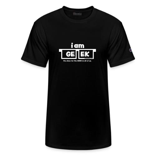 iamGEEK classic White - Champion Unisex T-Shirt