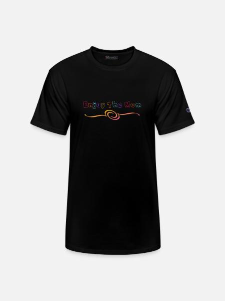 Comfy & Stylish Mom - Champion Unisex T-Shirt - black
