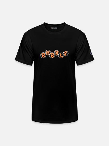 Bubble Design - Champion Unisex T-Shirt - black