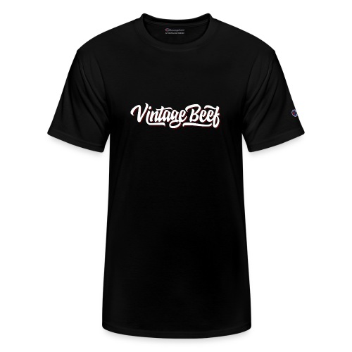 VintageBeef Banner White - Champion Unisex T-Shirt