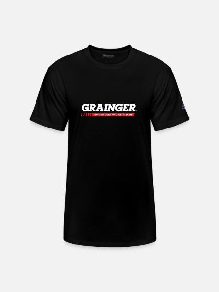 Grainger Logo - Champion Unisex T-Shirt - black