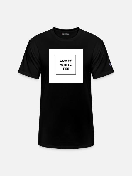 Comfy White Tee - Champion Unisex T-Shirt - black