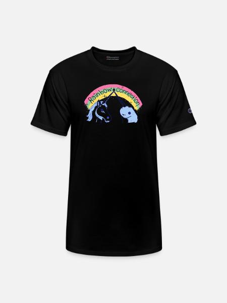 Rainbow Connection - Champion Unisex T-Shirt - black