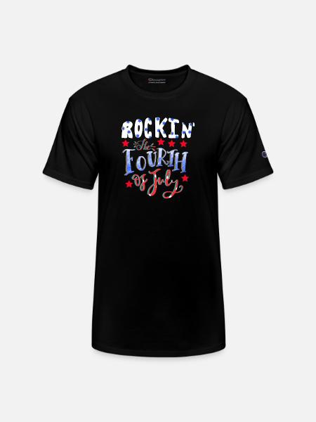4th Of July - Champion Unisex T-Shirt - black