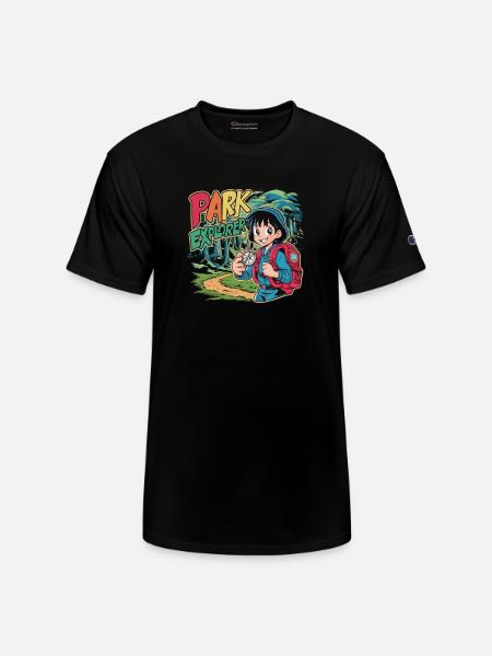Park explore - Champion Unisex T-Shirt - black