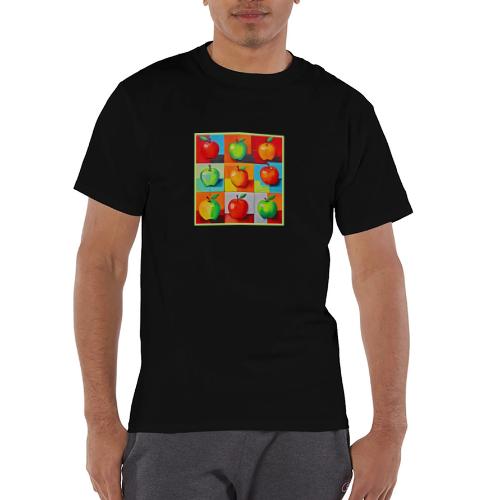Colorful Apple Grid - Champion Unisex T-Shirt
