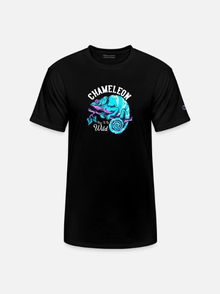 Chameleon - Champion Unisex T-Shirt - black