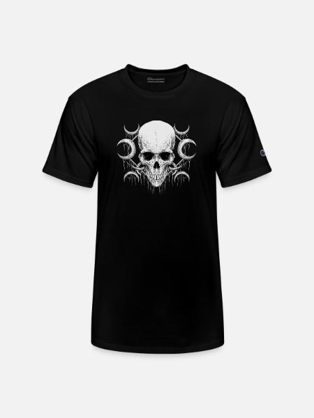 Skull Art - Champion Unisex T-Shirt - black