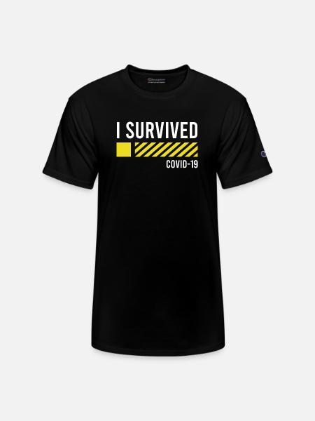 I Survived - Champion Unisex T-Shirt - black