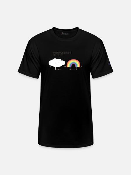 Rainbow Connection - Champion Unisex T-Shirt - black