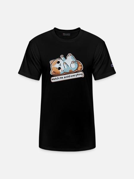 Procrastination Mode: On - Champion Unisex T-Shirt - black