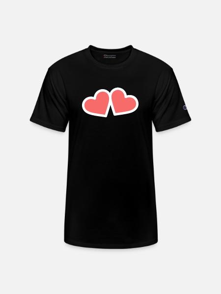 Love - Champion Unisex T-Shirt - black