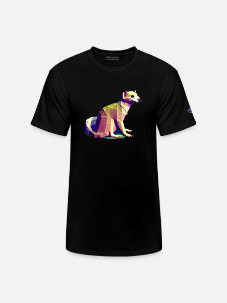 Polygon ferret - Champion Unisex T-Shirt - black