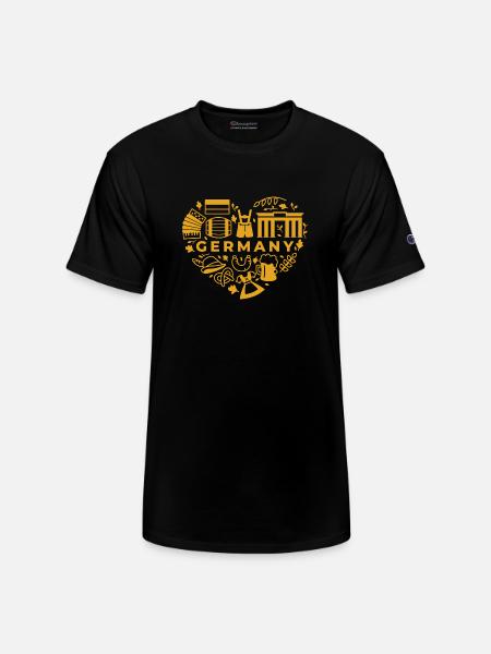 Germany - Champion Unisex T-Shirt - black