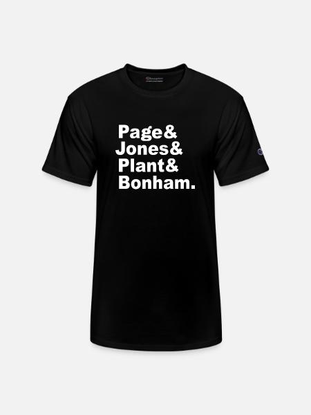 PAGE JONES PLANT BONHAM - Champion Unisex T-Shirt - black