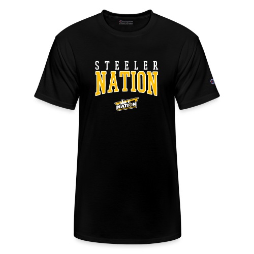 SteelerNation.com - Retro Block - Champion Unisex T-Shirt