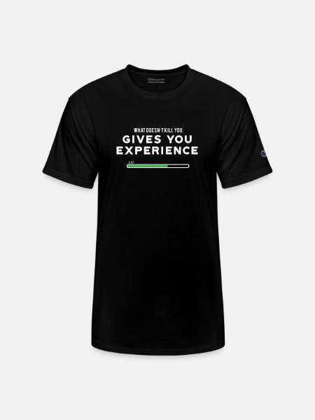 Gaming Motivational Quote - Champion Unisex T-Shirt - black