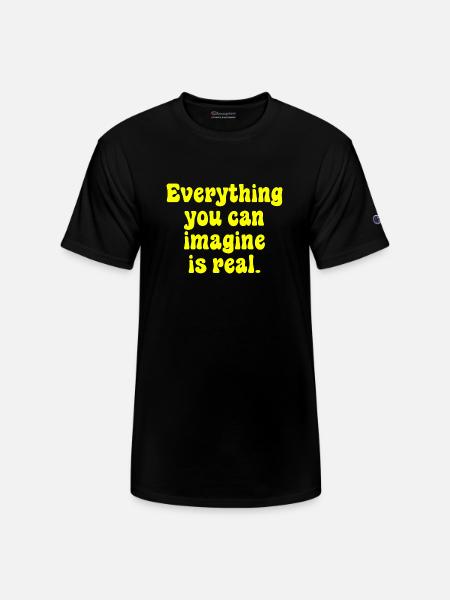 Imagine - Champion Unisex T-Shirt - black