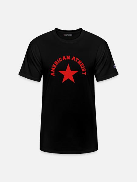 American Atheist - Champion Unisex T-Shirt - black