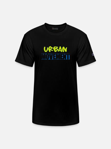 Urban Movement Neon Splash - Champion Unisex T-Shirt - black