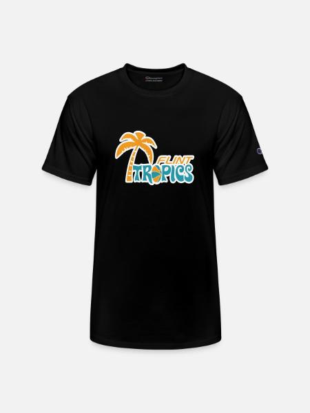 Flint Tropics Retro - Champion Unisex T-Shirt - black