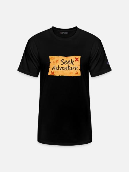 Seek adventure - Champion Unisex T-Shirt - black