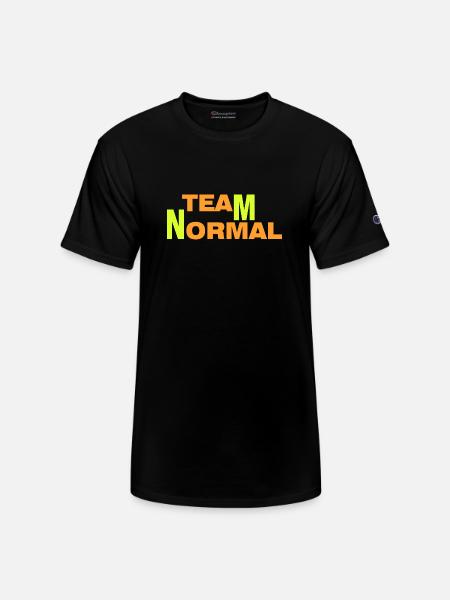 TEAM NORMAL - Champion Unisex T-Shirt - black