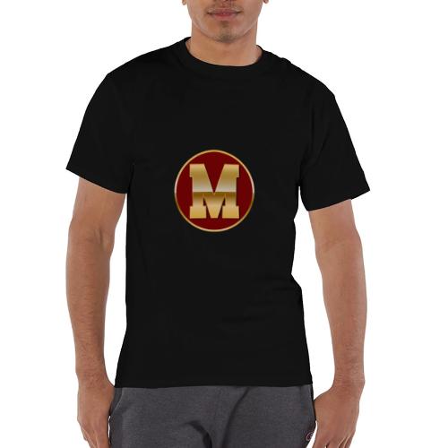 Letter M – Capital Varsity Alphabet Monogram - Champion Unisex T-Shirt