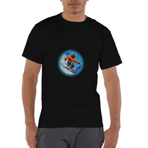 Snowboarding Motion - Champion Unisex T-Shirt