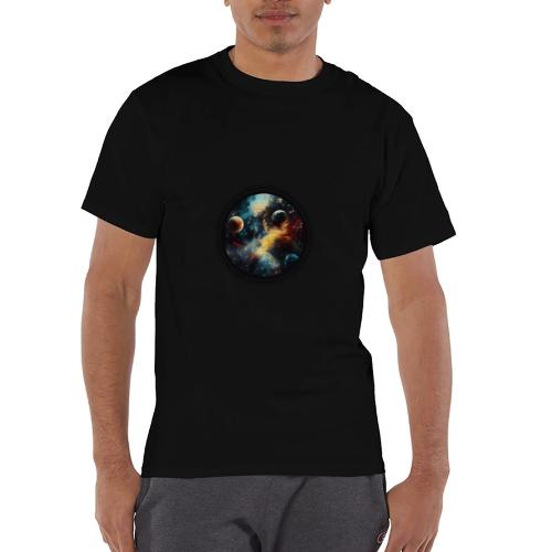 Painted Cosmos of Planets - Champion Unisex T-Shirt