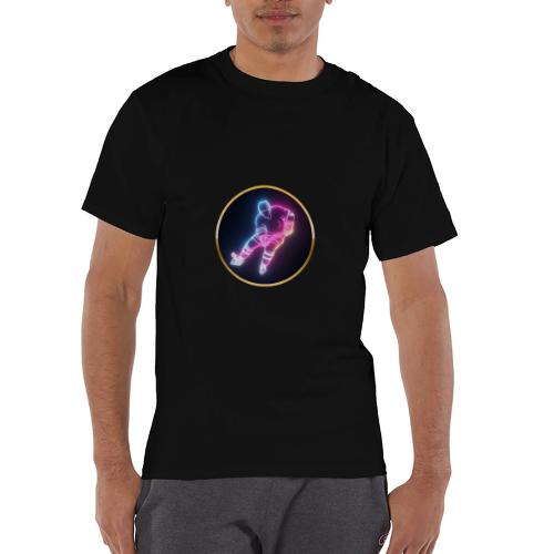 Hockey: Neon Ice Striker - Champion Unisex T-Shirt