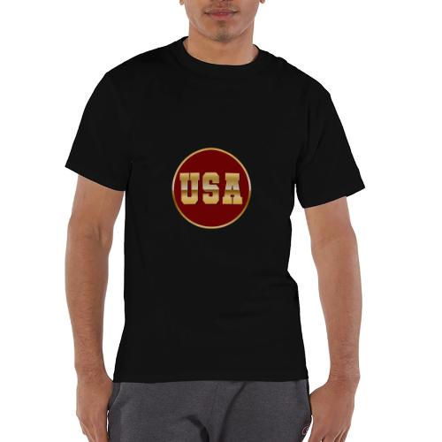 Golden USA Seal - Champion Unisex T-Shirt