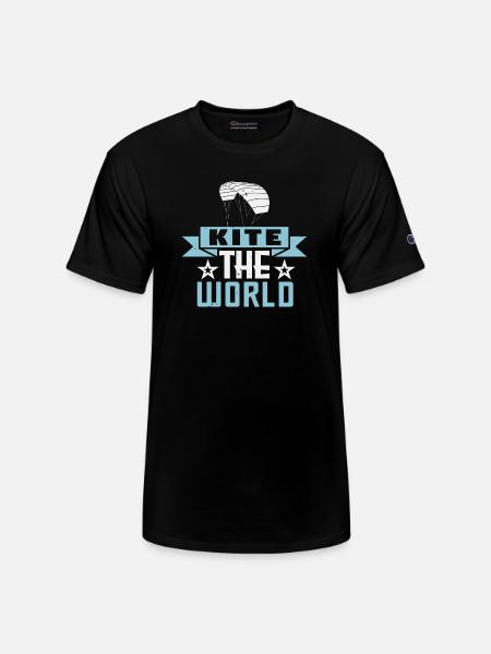 Kite The World - Champion Unisex T-Shirt - black