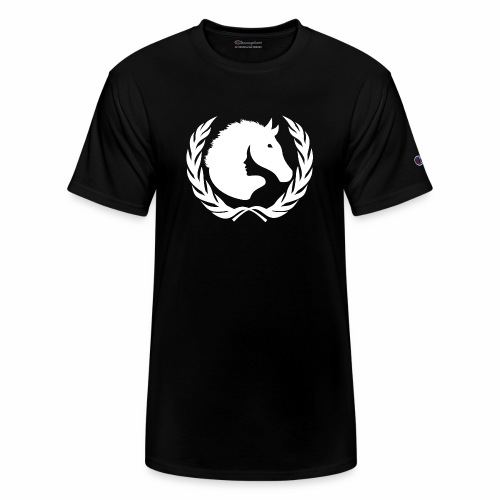 horse stallion woman symbiosis love cool gift idea - Champion Unisex T-Shirt
