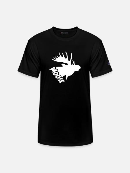 Moose Head Shirt - Champion Unisex T-Shirt - black