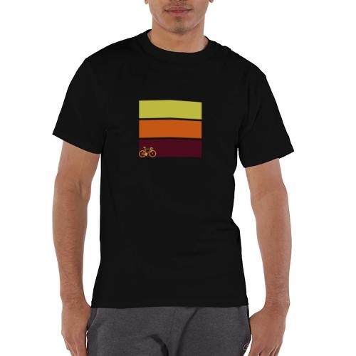 tricolor with bicycle - Champion Unisex T-Shirt