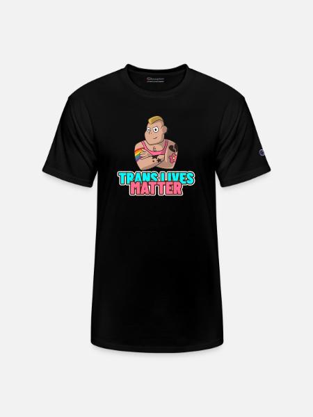 Trans Lives Matter - Champion Unisex T-Shirt - black