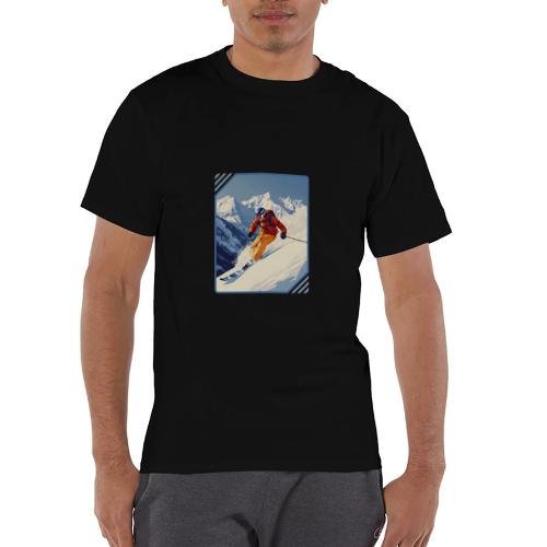 Mountain Skiing Vibes - Champion Unisex T-Shirt
