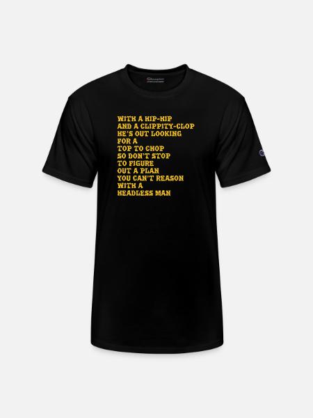 The Headless Horseman - Champion Unisex T-Shirt - black