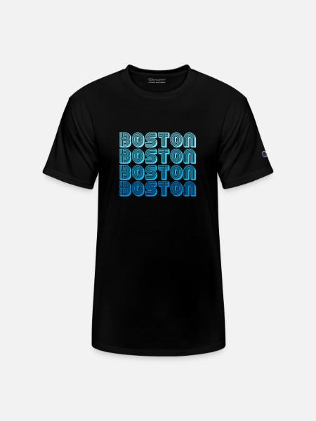 Boston Massachusetts - Champion Unisex T-Shirt - black