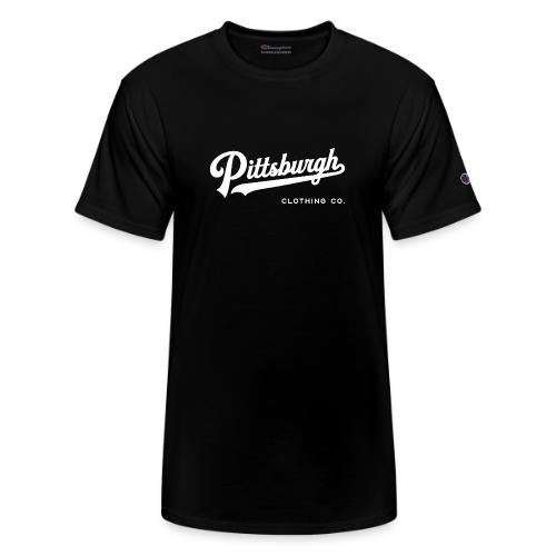 Script Wordmark - White - Champion Unisex T-Shirt