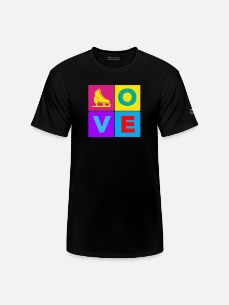 Love Figure Skating - Champion Unisex T-Shirt - black