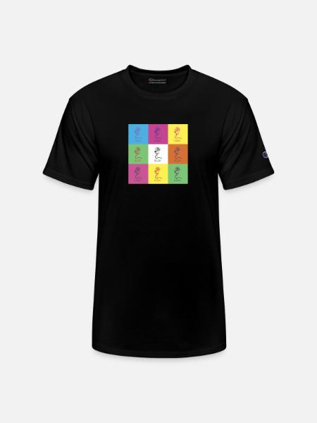 Microphone design - Champion Unisex T-Shirt - black