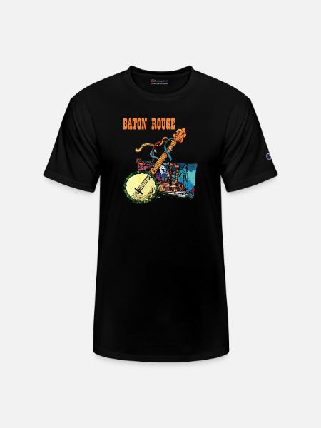Baton Rouge - Champion Unisex T-Shirt - black