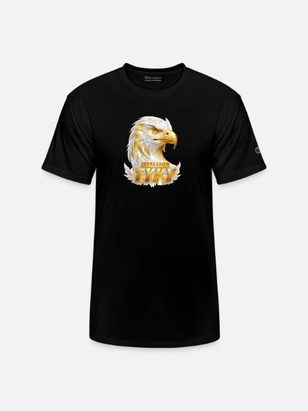 Golden Eagle Streamer Tyky - Champion Unisex T-Shirt - black